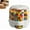 Small, variant on Candy Dispenser 360° Rotating with 6 Compartments, Airtight Food Storage Container with Lid, One-Click Dispensing, Durable Candy Storage Box for Snacks Cereals Beans Kitchen Counter Organizer(Small)