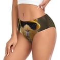 thumbnail image 2 of Balery Heavy Metal Style Guinea Pig Ropa Interior de Algodón para Mujer con Dibujo – Braguitas Cómodas y Elásticas, Estilo Clásico-Small, 2 of 6