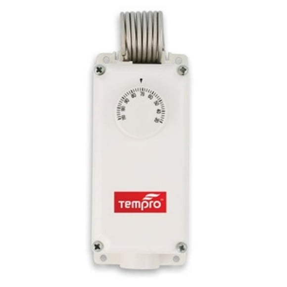 Tempro  Line Voltage 30 To 110 Degree F Polymeric Housing SPDT Thermostat