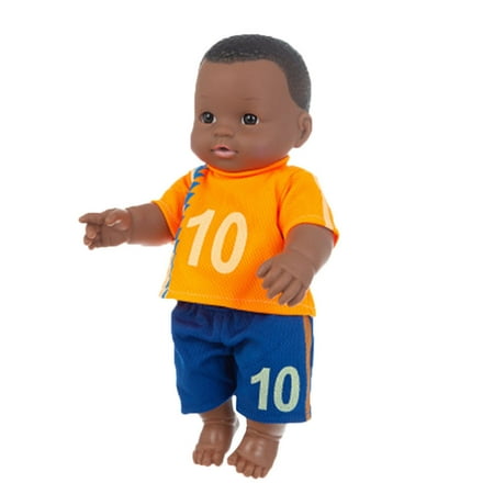 

CHGBMOK Black African Black Baby Cute Bald Black 30CM Vinyl Baby Toy on Clearance