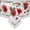 Red, variant on Rectangle Flower Tablecloth, Floral Blossom Table Cloth, Wrinkle Resistant Table Cover for Dinner Kitchen Picnic Wedding(60 * 84inch)