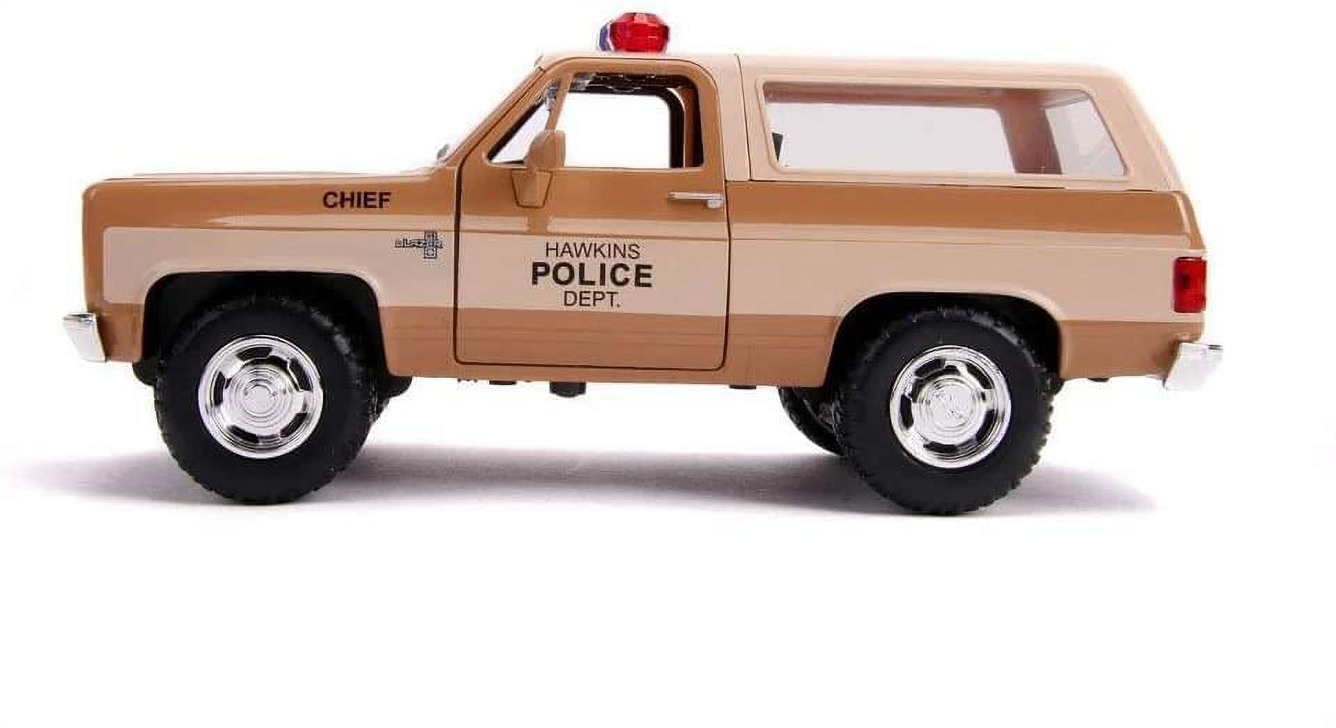 Jada Toys 1:24 Stranger Things - '80 Blazer with Badge Car Play Vehicle - image 3 of 6