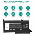 thumbnail image 3 of DJ1J0 PGFX4 ONFOH Battery For Dell Latitude E7280 E7290 E7380 E7390 E7480 E7490, 3 of 5