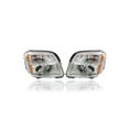 thumbnail image 1 of Headlight Assembly - Compatible/Replacement for '10-15 GMC Terrain - Pair, Left Driver + Right Passenger Set - 23319180, 23319179 - CAPA, 1 of 2