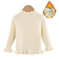 thumbnail image 2 of Esaierr Kids Toddler Fleece Sweaters Underlay for Girls,Baby Fall Winter Warm Jumper Bottom Plush Half High Collar Casual Autumn Winter Thermal Pullover Knit,Size 1-5Y, 2 of 8