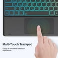 thumbnail image 6 of XZAMB Touchpad Keyboard Case Compatible with Lenovo Tab P11 Plus 2021(TB-J607) & P11 2020 (TB-J606F/ TB-J606X) 11" with Pencil Holder, 7 Colors Backlight Magnetic Detachable Keyboard Auto Sleep, 6 of 8