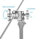 thumbnail image 5 of Grip Head Selens Heavy Duty de 6 x 9 x 17 cm con soporte de 4 a 16 mm, plateado, 5 of 7