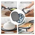 thumbnail image 7 of Naloa Blue Excavator Silicone Pot Holders, Oven Mitts Heat Resistant Hot Pads, Non Slip Pot Holder for Kitchen Baking and Cooking 9.4 x 7.5 Inches, 7 of 7