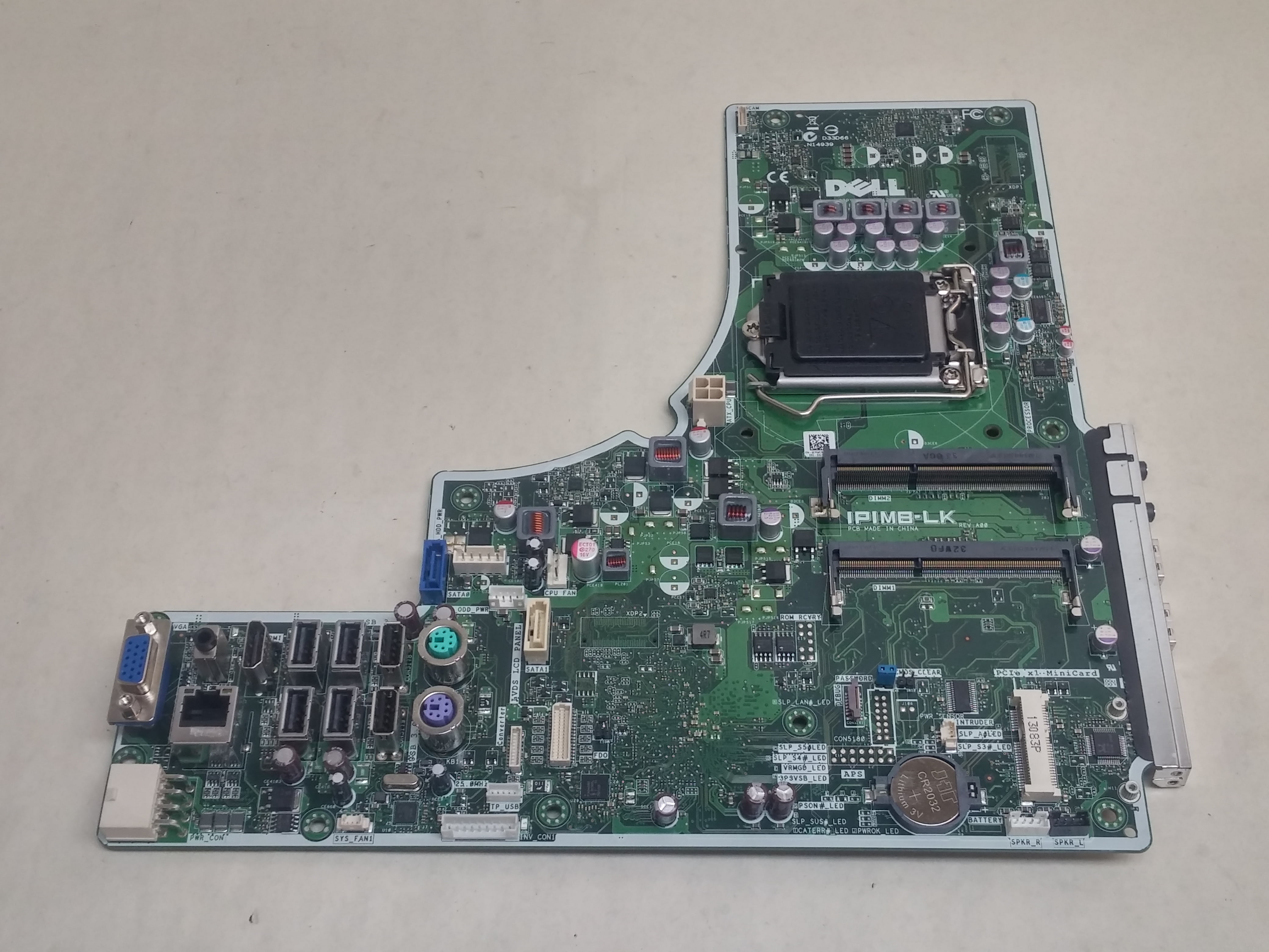 OEM Dell OptiPlex 9010 Intel AIO Motherboard CRWCR LGA1155 DDR3 USB 2.0 HDMI