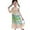 Green, variant on RUTAYY Children Girls' Pants Spaghetti-Strap Patterned Patchwork Jumpsuit Quick-Drying Fabric, Pink, 4-5 Years