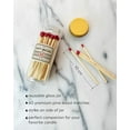 Craft & Kin Long Matches for Candles Red, Set of 60 Matchsticks