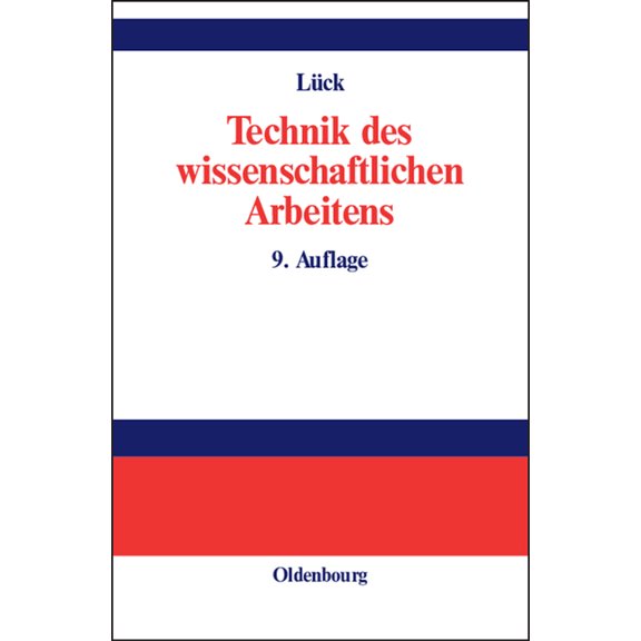 Technik des wissenschaftlichen Arbeitens, (Hardcover)