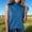 Blue, variant on NTACZA Ladies Tank Tops Casual Mock Neck Sleeveless Knitted Cute Summer Tops for Women
