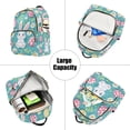 thumbnail image 5 of FORMRS Mini Backpack Purse for Women Travel Daypack Casual Shoulder Bag, Cartoon Easter Bunny, 5 of 7