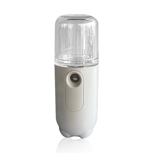 Yuarrent Humidificador rociador de niebla facial, vaporizador de 30ml para viajes en el hogar, atomizador de 5V, nebulizador hidratante, herramienta para Humidificadores blanco Yuarrent HA028236-09B