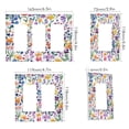 thumbnail image 2 of Yayeee Rocker Switch Wall Plate 2-Gang 4.7"x4.6" Home Decorative Outlet Cover, Purple Wildflower Pattern, 2 of 6