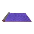 thumbnail image 2 of Ahgly Company Indoor Rectangle Trellis Purple Modern Area Rugs, 2' x 4', 2 of 4