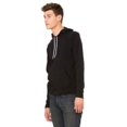 thumbnail image 3 of The Bella + Canvas Unisex Poly-Cotton Fleece Pullover Hoodie - BLACK - M, 3 of 3