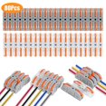 thumbnail image 1 of Conectores Eléctricos Rápidos WEIHJMXG 80 Terminales de Conexión Rápida de 1 Cable y 2 Entradas, 1 of 5