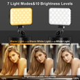 thumbnail image 3 of Luz LED para cámara Hagibis 60 LED, 2200 mAh, recargable, 3 of 7