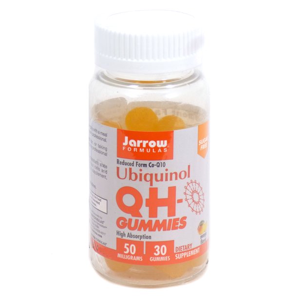 Ubiquinol Qh Co Q10 Gummies 50 Mg By Jarrow 30 Gummies Walmart Com Walmart Com