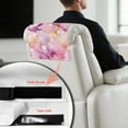 thumbnail image 5 of Xixirimido Pink Marble Stars Print Recliner Headrest Protector Leather Headrest Cover for Recliner Chair Sofa Couch Head Covers for Sofa Furniture Protectors, 2Pcs, 5 of 7
