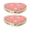 thumbnail image 4 of 2Pcs Heart Shape Dual-side Cosmetics Mirrors Foldable Small Makeup Mirrors, 4 of 5