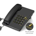thumbnail image 3 of Whaledi Elderly Friendly Landline Telephone Basic Home Device Redial Capability, 3 of 9