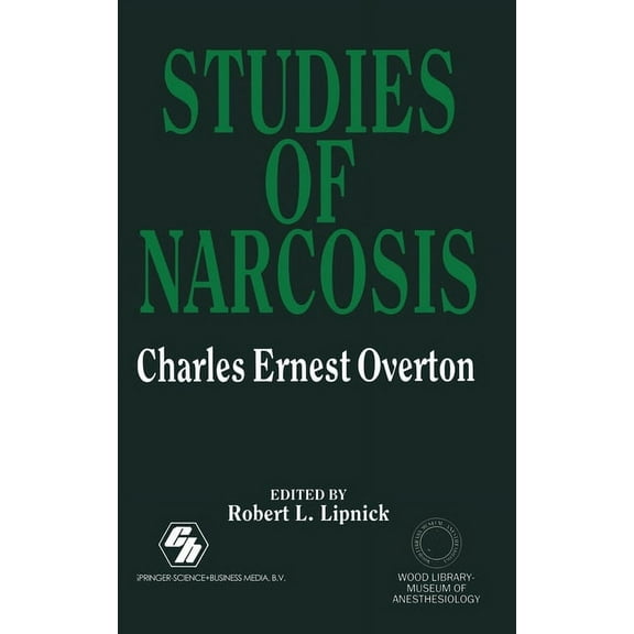 Studies of Narcosis, (Hardcover)