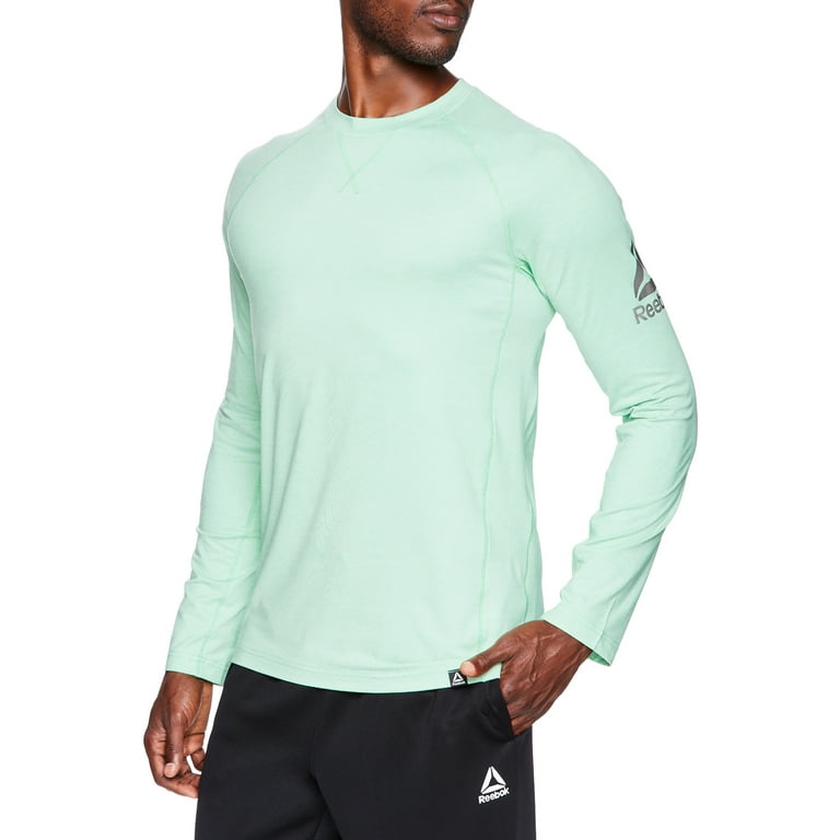 トップス Reebok everyone long sleeve tee Reebok Men's and Big Men's Active Long Sleeve Warm-Up