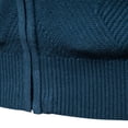 thumbnail image 4 of Gibobby Suéteres para hombre Sudadera con Cremallera Integral en Felpa de algodón(Azul oscuro,XG), 4 of 4