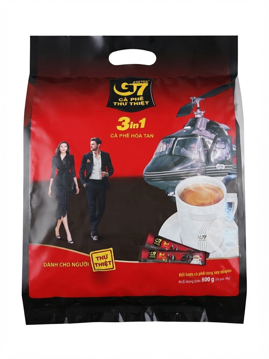 Trung Nguyen G7 Premium Vietnamese Instant Coffee, 100 Servings