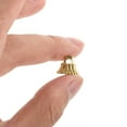 thumbnail image 1 of OULII 100Pcs Bauble Caps in Golden Plastic for Christmas Tree Decoration DIY Decoration Schools, 1 of 8