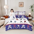 thumbnail image 4 of Homewish Boys Ice Hockey Print Full Size Comforter Sets 3-Piece,Sport Theme Bedding Comforter Set,Ball Gamer Lightweight Bedding Sets,Super Cozy Room Decor,Reversible, 4 of 8