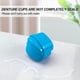 thumbnail image 2 of Estuche para Baño de Dentaduras Postizas, Paquete de 2, con Soporte para Limpiador y Retenedor, Contenedor para Remojo Dentaduras Postizas, Caja Almacenamiento para Baño Dental B, 2 of 5