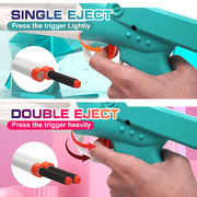 BIU BLASTER Double Barrel Foam Blaster with Shell Ejection 2-in-1 Ideal Gift for Ages 14+