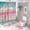 style-133, variant on 4 Piece Bathroom Shower Curtain Sets Bathroom Sets with Shower Curtain And Rugs 4 Piece Geometric Triangles Pink Teal Waterproof Personality Pattern Bath Curtain Vibrant Triangle Pattern