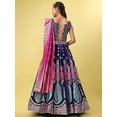 thumbnail image 3 of Indian Wedding Style Banarasi Silk Lehenga Choli For Women Party Wear with Un-Stitched Blouse With Dupatta Dress, 3 of 5