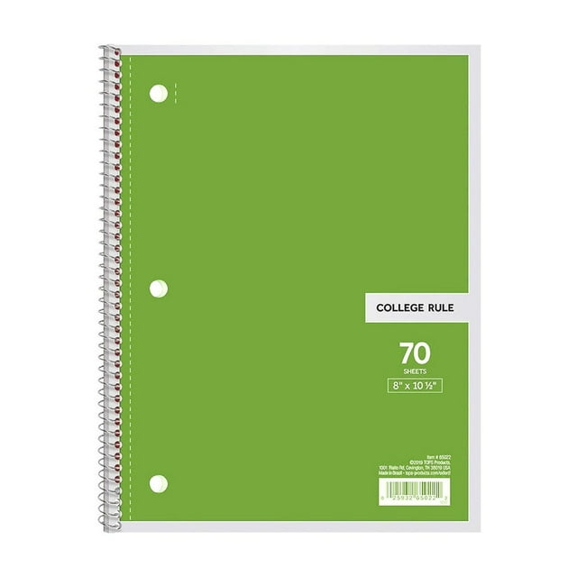 Gkeoshab Notebook Notebooks 1 Subject For School College Ruled Paper 70 Sheets 8 X 10.5 Inches 1 Pack Black White Blue Red Yellow Green Dark Blue Home & Garden