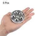thumbnail image 3 of Unique Bargains 25mm 201 Billes de Roulement en Acier Inoxydable G1000 Précision 5 Pack, 3 of 5
