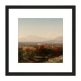 thumbnail image 1 of Kensett An October Day White Mountains 8X8 Inch Square Wooden Framed Wall Art Print Picture with Mount, 1 of 4