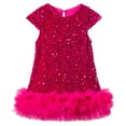 thumbnail image 4 of Afdoent Girls Fashion Dresses Mesh Party Dress For Girls Elegant Tutu Dress With Sequin Applique For And Celebrations 18-24 Months, 4 of 6