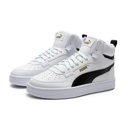 Men's Puma Caven 2.0 Mid Puma White-Puma Black-Gold (392291 03) - 8.5