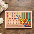 thumbnail image 4 of Wooden Montessori Math Toys Math Learning Box for Toddlers Kids Preschool Education, 4 of 8