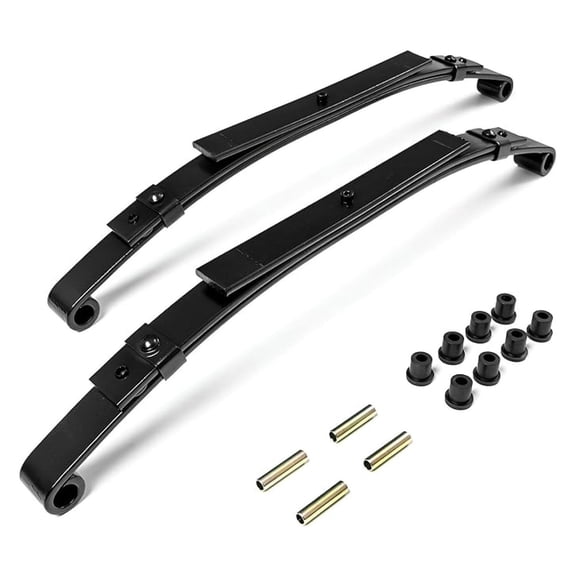 Club Car DS Golf Cart Rear Leaf | Heavy Duty Rear 3-Leaf Spring Set | Compatible with 1981-2011 Models