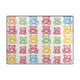 thumbnail image 5 of Yayeee Area Rugs for Living Room 5.2'x4' Non Slip Washable Bedroom Floor Carpet, Gummy Bear Pattern, 5 of 5