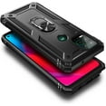 thumbnail image 3 of Nagebee Case for Motorola Moto G Stylus 5G (2021) with Tempered Glass Screen Protector (Full Coverage), Military Armor [Magnetic Ring Holder & Kickstand] Shockproof Cover (Black), 3 of 6