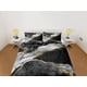 thumbnail image 2 of Juego de Dormitorio Contemporáneo Funda Nórdica Estética Negra, Edredón de Lujo Mármol Dorado, 2 of 4
