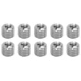 thumbnail image 1 of Thread Repair Tool, 10pcs Threaded Inserts Simple To Install 303 Stainless Steel Thread Inserts  For Steam Turbines For Automobiles For Aviation, 1 of 8
