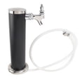 thumbnail image 1 of Draft Single Tap Stainless Steel Draft Beer Tower 3 Inch Column Draft Beer Tower Dispenser Kit for Parties Pubs Restaurants, 1 of 7